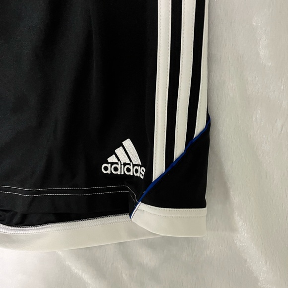 Adidas black with white stripes athletic climalite shorts - Picture 4 of 13